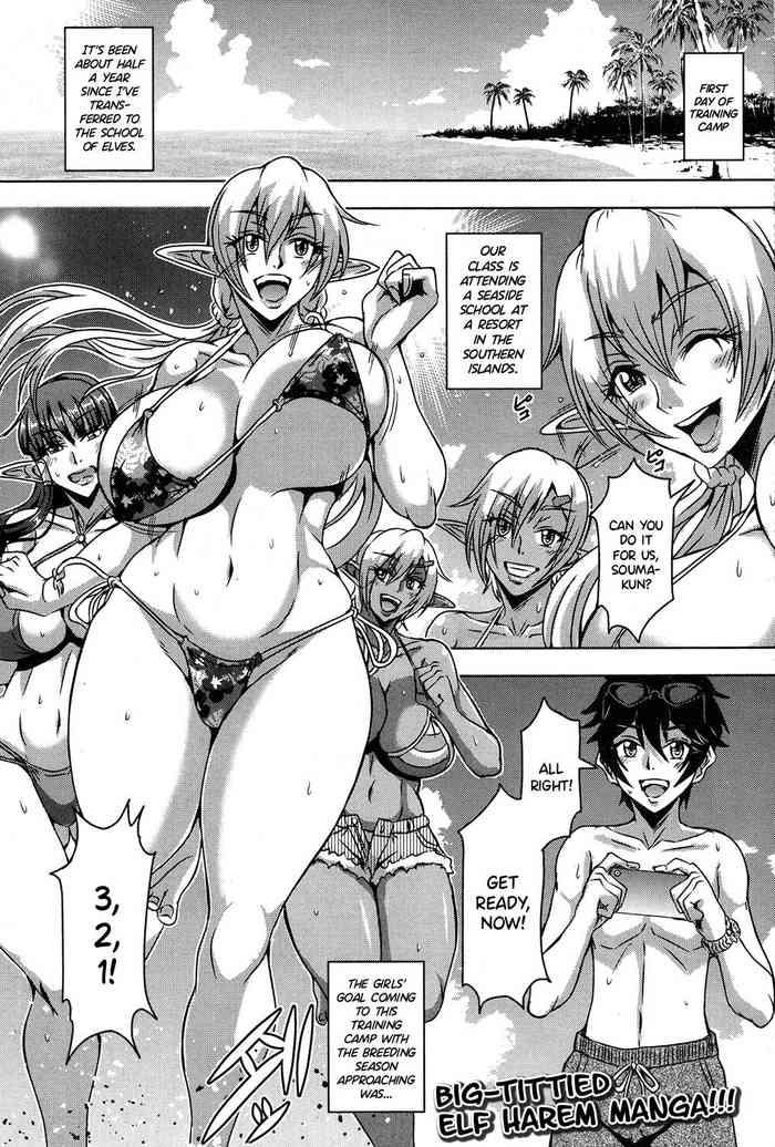 Big breasts Elf Harem Academia Nangoku Kotsukuri Gasshuku Hen Beautiful Girl