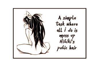 Full Color Hibiki no Inmou | Hibiki's Pubic Hair- The idolmaster hentai Documentary
