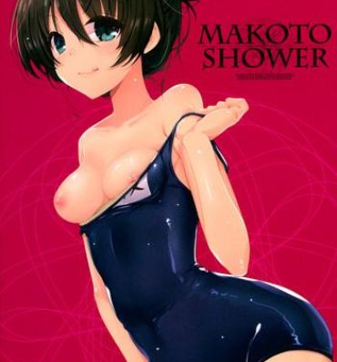Best Makoto Shower- Tokyo 7th sisters hentai Small Boobs