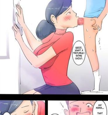 Shot Ryourichuu no Mama wa Ecchi. | Mama's Naughty Chores- Original hentai Gay Cock