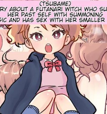 Fit A story about a futanari witch who summons her past self with summoning magic and has sex with her smaller self Boy Girl