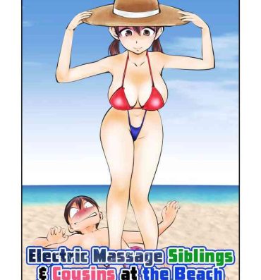Hot Girls Fucking Denma Kyoudai & Juumai in Beach- Original hentai Groping